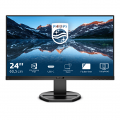 Монитор Philips 23.8" 243B9 черный IPS LED 4ms 16:9 HDMI M/M матовая HAS Piv 1000:1 250cd 178гр/178гр 1920x1080 VGA DP FHD USB 5.19кг от магазина РЭССИ