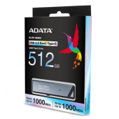 Флеш Диск A-Data 512Gb Type-C UE800 AELI-UE800-512G-CSG USB3.2 серебристый от магазина РЭССИ