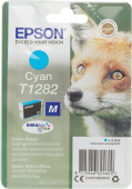 Картридж струйный Epson T1282 C13T12824012 голубой (260стр.) (3.5мл) для Epson S22/SX125 от магазина РЭССИ