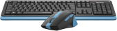 Клавиатура + мышь A4Tech Fstyler FGS1035Q клав:черный/синий мышь:черный/синий USB беспроводная Multimedia (FGS1035Q NAVY BLUE) от магазина РЭССИ