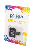 Носитель информации PERFEO microSDXC 128GB High-Capacity (Class 10) UHS-1 с адаптером BL1 от магазина РЭССИ