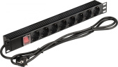 Блок распределения питания Lanmaster NM-PD16A-8XSH+S-2.0 гор.размещ. 8xSchuko базовые 16A Schuko 2м от магазина РЭССИ