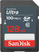 Флеш карта SDXC 128GB Sandisk SDSDUNR-128G-GN3IN Ultra от магазина РЭССИ