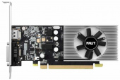 Видеокарта Palit PCI-E PA-GT1030 2GD4 NVIDIA GeForce GT 1030 2048Mb 64 DDR4 1151/2100 DVIx1 HDMIx1 HDCP Bulk low profile от магазина РЭССИ