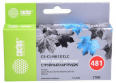 Картридж струйный Cactus CS-CLI481XXLC голубой (12мл) для Canon Pixma TR7540/TR8540/TS6140/TS8140 от магазина РЭССИ