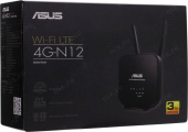 Роутер беспроводной Asus 4G-N12 N300 10/100BASE-TX/4G cat.4 черный от магазина РЭССИ