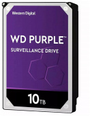 Жесткий диск WD SATA-III 10Tb WD102PURX Surveillance Purple (7200rpm) 256Mb 3.5" от магазина РЭССИ