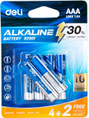 Батарея Deli E82901 AAA (6шт) блистер от магазина РЭССИ