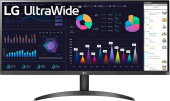 Монитор LG 34" UltraWide 34WQ500-B черный IPS LED 21:9 (Ultrawide) HDMI матовая 1000:1 400cd 178гр/178гр 2560x1080 100Hz FreeSync DP FHD 6.9кг от магазина РЭССИ