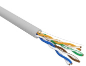 Кабель информационный Rexant PRO 02-0004 кат.5E UTP 4 пары 24AWG нг(А)-HF внутренний 305м серый от магазина РЭССИ