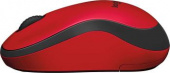Мышь Logitech Silent M220 красный/черный оптическая (1000dpi) silent беспроводная USB (2but) от магазина РЭССИ
