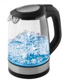 Чайник электрический Scarlett SC-EK27G19 2.2л. 2200Вт черный (корпус: стекло) от магазина РЭССИ