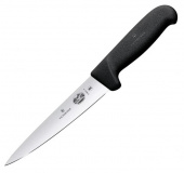 Нож кухонный Victorinox Fibrox (5.5603.18) стальной универсальный лезв.180мм прямая заточка черный от магазина РЭССИ