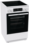Плита Электрическая Gorenje GEC5C42WG белый стеклокерамика (без крышки) от магазина РЭССИ