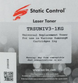 Тонер Static Control TRSUNIV3-1KG черный флакон 1000гр. для принтера Samsung ML2160/SCX3400/M2020/M2070 от магазина РЭССИ