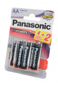 Элемент питания Panasonic Everyday Power LR6EPS/6BP 4+2F LR6 4+2шт BL6 от магазина РЭССИ