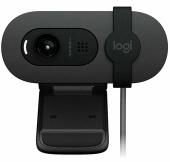 Камера Web Logitech Brio 105 графитовый 2Mpix (1920x1080) USB2.0 с микрофоном для ноутбука (960-001590) от магазина РЭССИ