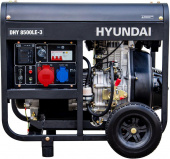 Генератор Hyundai DHY 8500LE-3 7.2кВт от магазина РЭССИ