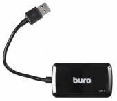 Разветвитель USB 3.0 Buro BU-HUB4-U3.0-S 4порт. черный от магазина РЭССИ