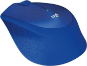 Мышь Logitech M331 Silent Plus синий оптическая (1000dpi) silent беспроводная USB (3but) от магазина РЭССИ