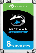 Жесткий диск Seagate SATA-III 6Tb ST6000VX001 Surveillance Skyhawk (5400rpm) 256Mb 3.5" от магазина РЭССИ