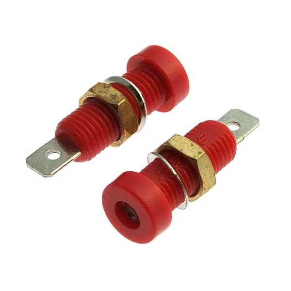 Z032 4mm Socket RED от магазина РЭССИ