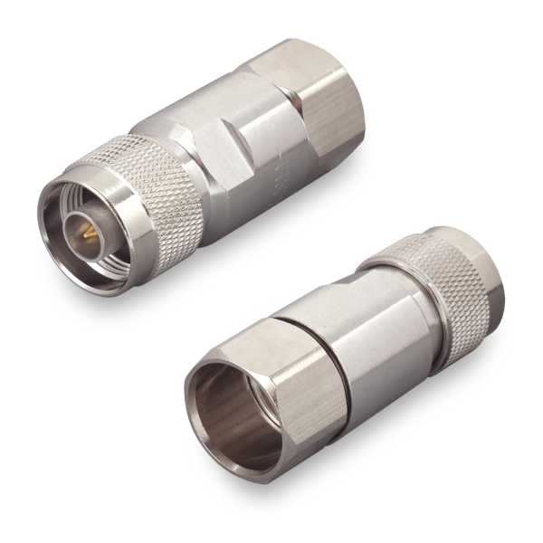 Разъем  N-M012V N(male) на 1/2" гофрированный кабель, сборный от магазина РЭССИ