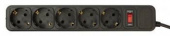 Сетевой фильтр PC Pet AP01006-5-B 5м (5 розеток) черный (пакет ПЭ) от магазина РЭССИ