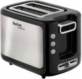 Тостер Tefal TT365031 850Вт серебристый/черный от магазина РЭССИ