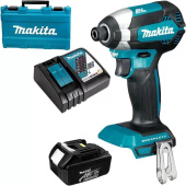 Шуруповерт Makita DTD153SF аккум. патрон:шестигр.1/4" (кейс в комплекте) от магазина РЭССИ