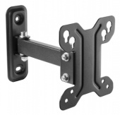 Кронштейн для телевизора Ultramounts UM892 черный 13"-27" макс.30кг настенный поворотно-выдвижной и наклонный от магазина РЭССИ