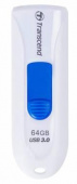 Флеш Диск Transcend 64Gb Jetflash 790 TS64GJF790W USB3.0 белый от магазина РЭССИ