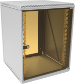 Шкаф коммутационный Suprlan (05-1503) настенный 15U 600x450мм пер.дв.стекл направл.под закл.гайки 70кг RAL 7035 25.1кг 750мм от магазина РЭССИ