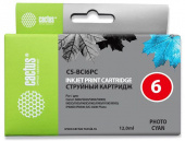 Картридж струйный Cactus CS-BCI6PC светло-голубой (12мл) для Canon BJC-8200; PIXMA MP750/ MP760/ MP780/ iP4000/ iP5000/ iP6000D/ iP8500; S800/ S820D/ S830D/ S900/ S9000/ i865/ i905D/ i9100/ i950/ i965/ i990/ i9900/ i9950 от магазина РЭССИ