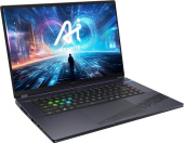 Ноутбук Gigabyte Aorus 16X Core i7 14650HX 16Gb SSD1Tb NVIDIA GeForce RTX4070 8Gb 16" IPS QHD+ (2560x1600) Windows 11 grey WiFi BT Cam (ASG-53KZC54SH) от магазина РЭССИ