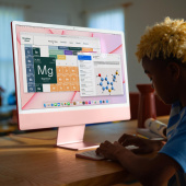 Моноблок Apple iMac A2438 24" 4.5K M1 8 core (3.2) 8Gb SSD512Gb 8 core GPU macOS GbitEth WiFi BT клавиатура мышь Cam зеленый 4480x2520 от магазина РЭССИ