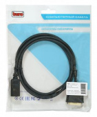 Кабель аудио-видео Buro 1.1v DisplayPort (m)/DVI-D (Dual Link) (m) 2м. Позолоченные контакты черный (BHP DPP_DVI-2) от магазина РЭССИ