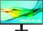 Монитор Samsung 32" ViewFinity S6 S32D604UAIXCI черный IPS LED 5ms 16:9 HDMI матовая HAS Piv 1000:1 350cd 178гр/178гр 2560x1440 100Hz DP Quad 2K (1440p) USB 7.2кг от магазина РЭССИ