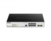 Коммутатор D-Link DGS-1210-10P/ME/B1A 8G 2SFP 8PoE управляемый от магазина РЭССИ