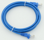 Патч-корд cat5E molded 2м синий RJ-45 (m)-RJ-45 (m) от магазина РЭССИ