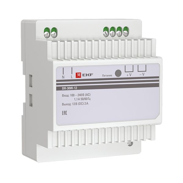 Блок питания 12В DR-30W-12 PROxima от магазина РЭССИ