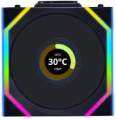 Вентилятор для корпуса Lian-Li Uni Fan SL Wireless 120 LCD ARGB 120х124.5x28 черный 4-pin 29.5дБ (G99.12SLLCD1W1B.R0) Ret от магазина РЭССИ