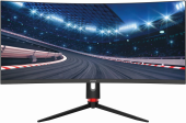 Монитор Digma 34" Overdrive 34A711Q черный VA LED 4ms 21:9 HDMI M/M матовая HAS Piv 300cd 178гр/178гр 3440x1440 165Hz G-Sync FreeSync DP UW 7.3кг от магазина РЭССИ