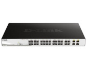 Коммутатор D-Link DGS-1210-28P/F DGS-1210-28P/F5A 24x1Гбит/с 4xКомбо(1000BASE-T/SFP) 24PoE 193W управляемый от магазина РЭССИ