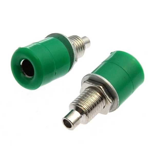 Z031 4mm Socket GREEN от магазина РЭССИ