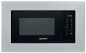 Микроволновая печь Indesit MWI 120 GX 20л. 800Вт серебристый/черный (встраиваемая) от магазина РЭССИ