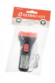 Фонарь ULTRAFLASH LED16014 1LED + 4SMD LED (черно-красный) BL1 от магазина РЭССИ