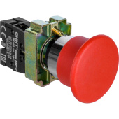 Кнопка "грибок" NP2-BCхx (42 1NC Красный без подсветки, без фиксации 574846) от магазина РЭССИ