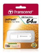 Флеш Диск Transcend 64Gb Jetflash 370 TS64GJF370 USB2.0 белый от магазина РЭССИ