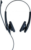 Наушники с микрофоном Jabra BIZ 1500 Duo QD черный 0.95м накладные оголовье (1519-0154) от магазина РЭССИ